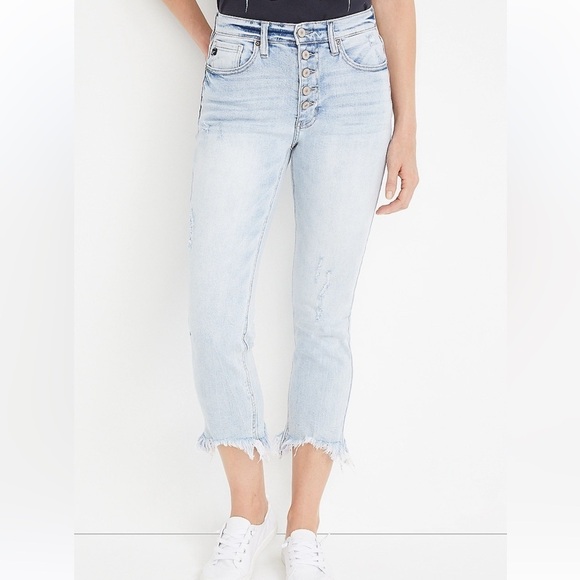 Kancan Straight High Rise Button Fly Jean - Picture 1 of 7